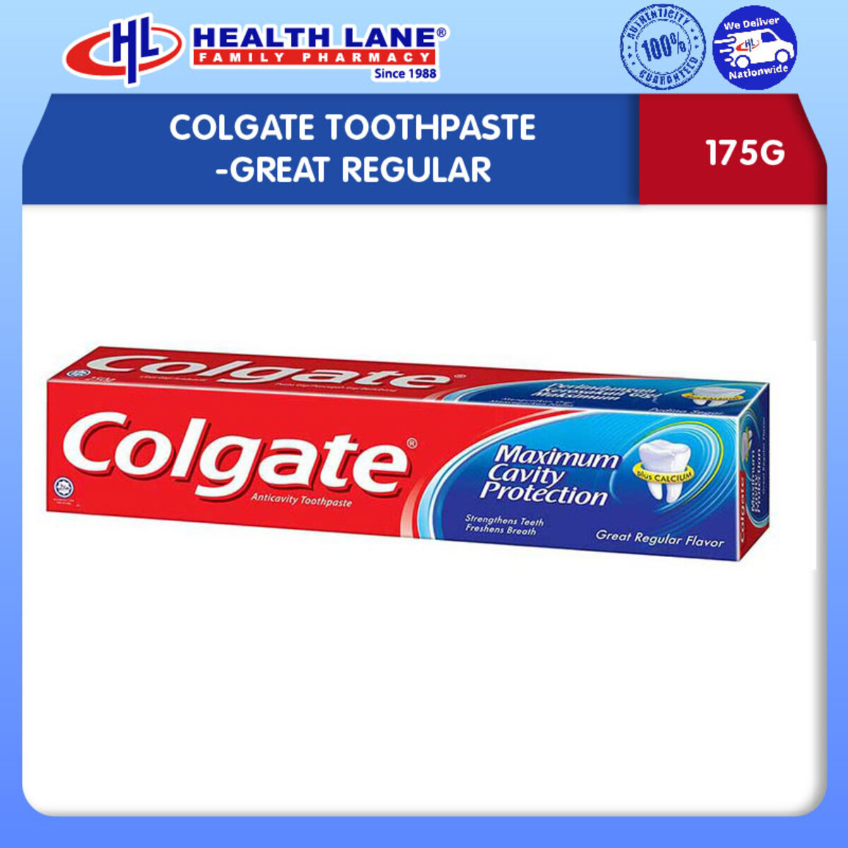 COLGATE UBAT GIGI -GREAT REGULAR 175G 